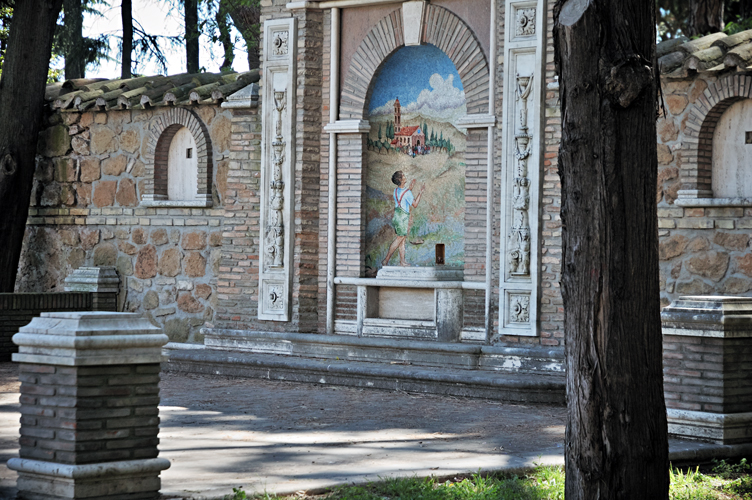 Nicchia affrescata./ PhotoSilvana Matozza, Guido Bonacci