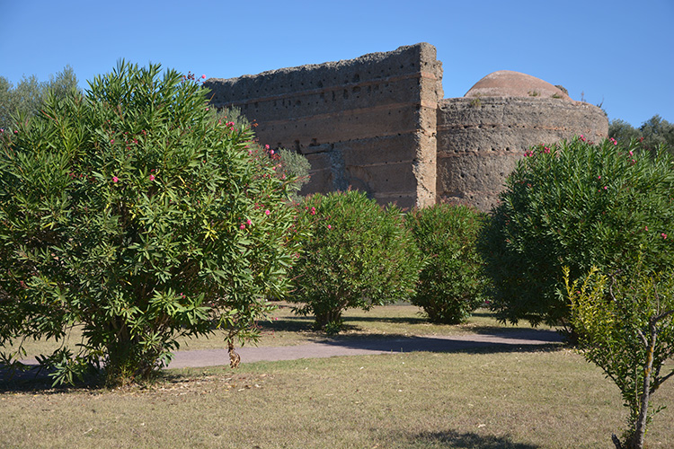 Villa Adriana. Scorcio con oleandri / PhotoSilvana Matozza, Guido Bonacci