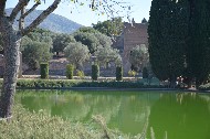 Il lungo specchio d'acqua nel Pecile/ Photo©Silvana Matozza, Guido Bonacci