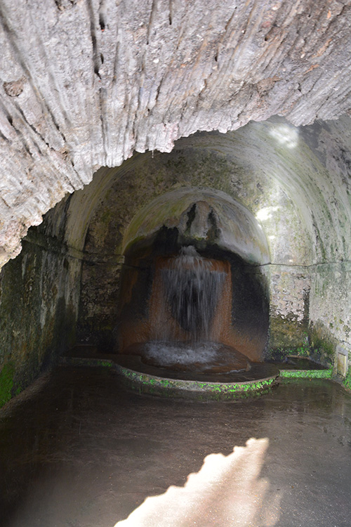  Nicchione con mostra d'acqua. Giardino di Villa d'Este./  PhotoSilvana Matozza, Guido Bonacci.