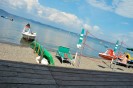 la spiaggia assolata. Lago di Bracciano