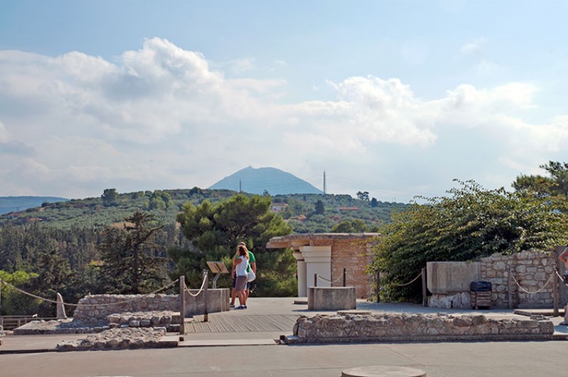 Cnosso e il Monte Giouhtas.