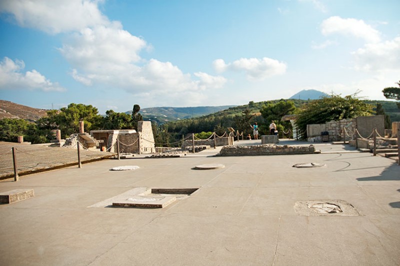  Veduta della Grande Sala. Cnosso