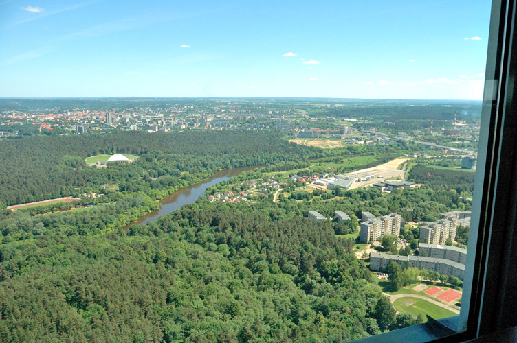 panorama dalla TV Tower of Vilnius