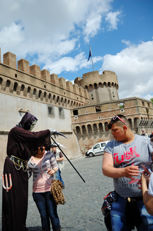 Uno dei quattro bastioni angolari di Castel Sant'Angelo