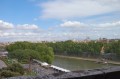 Vista sul Tevere, dal Giretto Coperto di Castel Sant'Angelo 