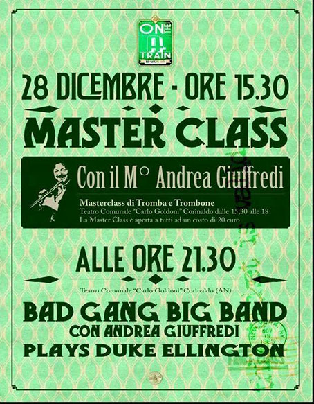 Concerto Bad Gang Big Band - Locandina